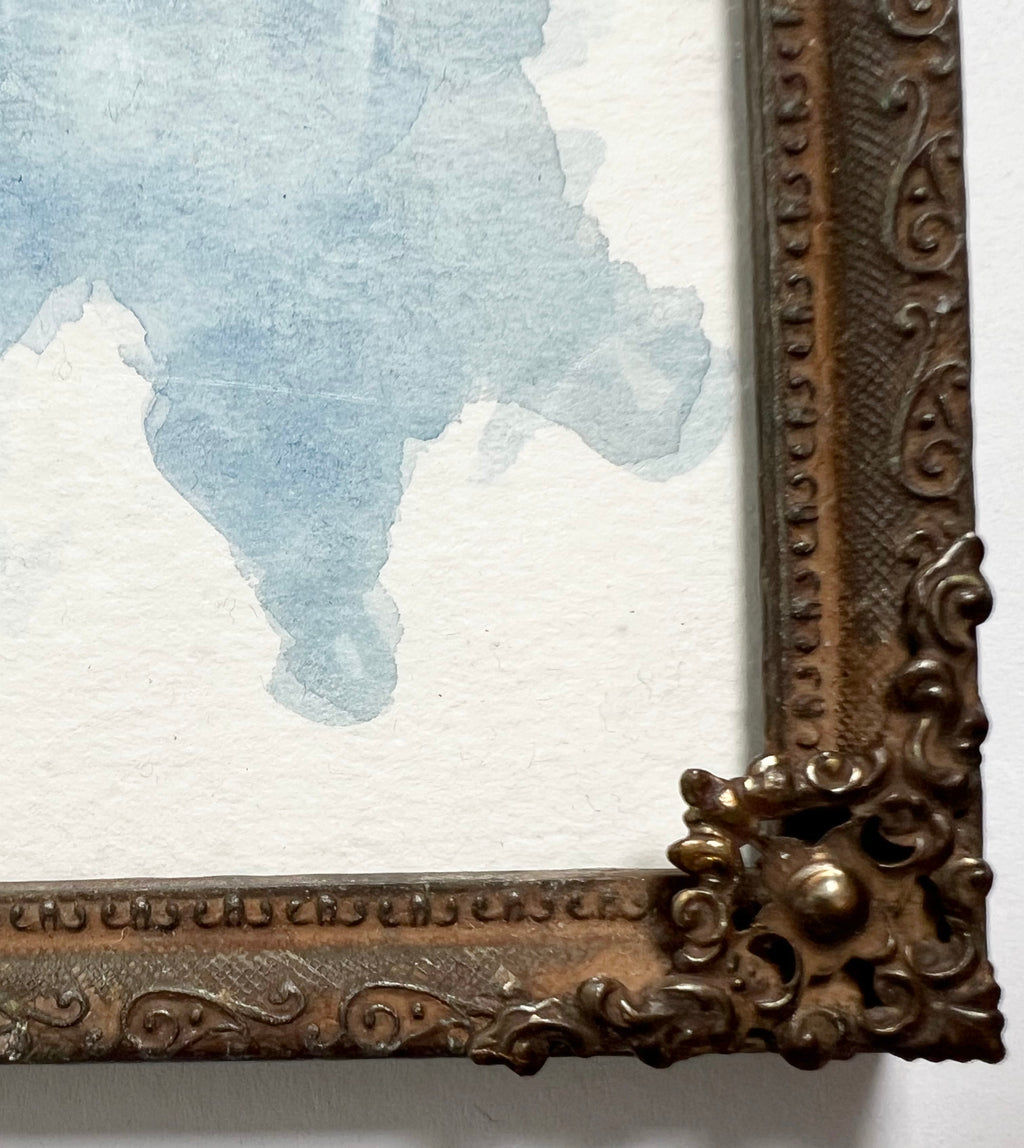 Black Raspberry Aquarellgemälde Crimson Veil