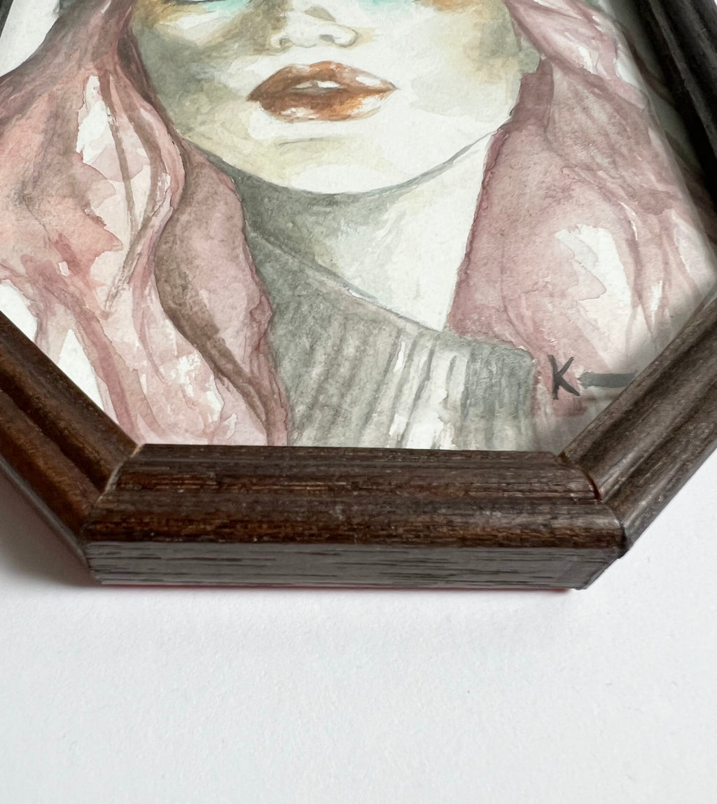 Black Raspberry Aquarellgemälde Soft Edge No. 01