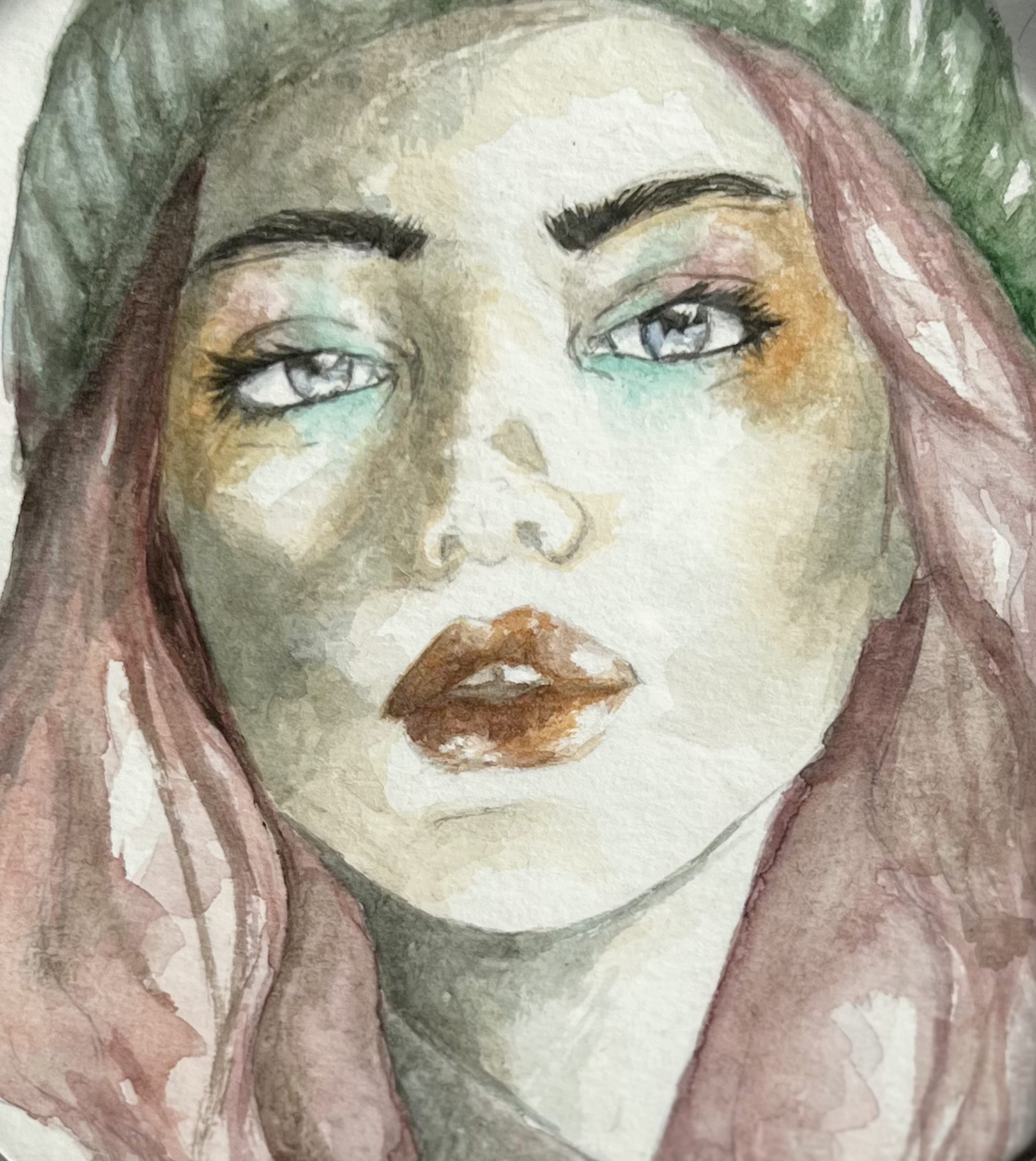 Black Raspberry Aquarellgemälde Soft Edge No. 01