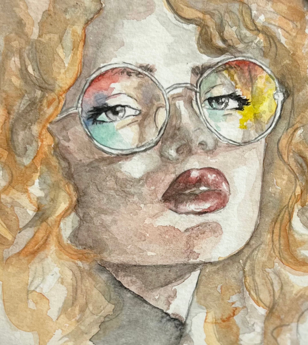 Black Raspberry Aquarellgemälde Soft Edge No. 02