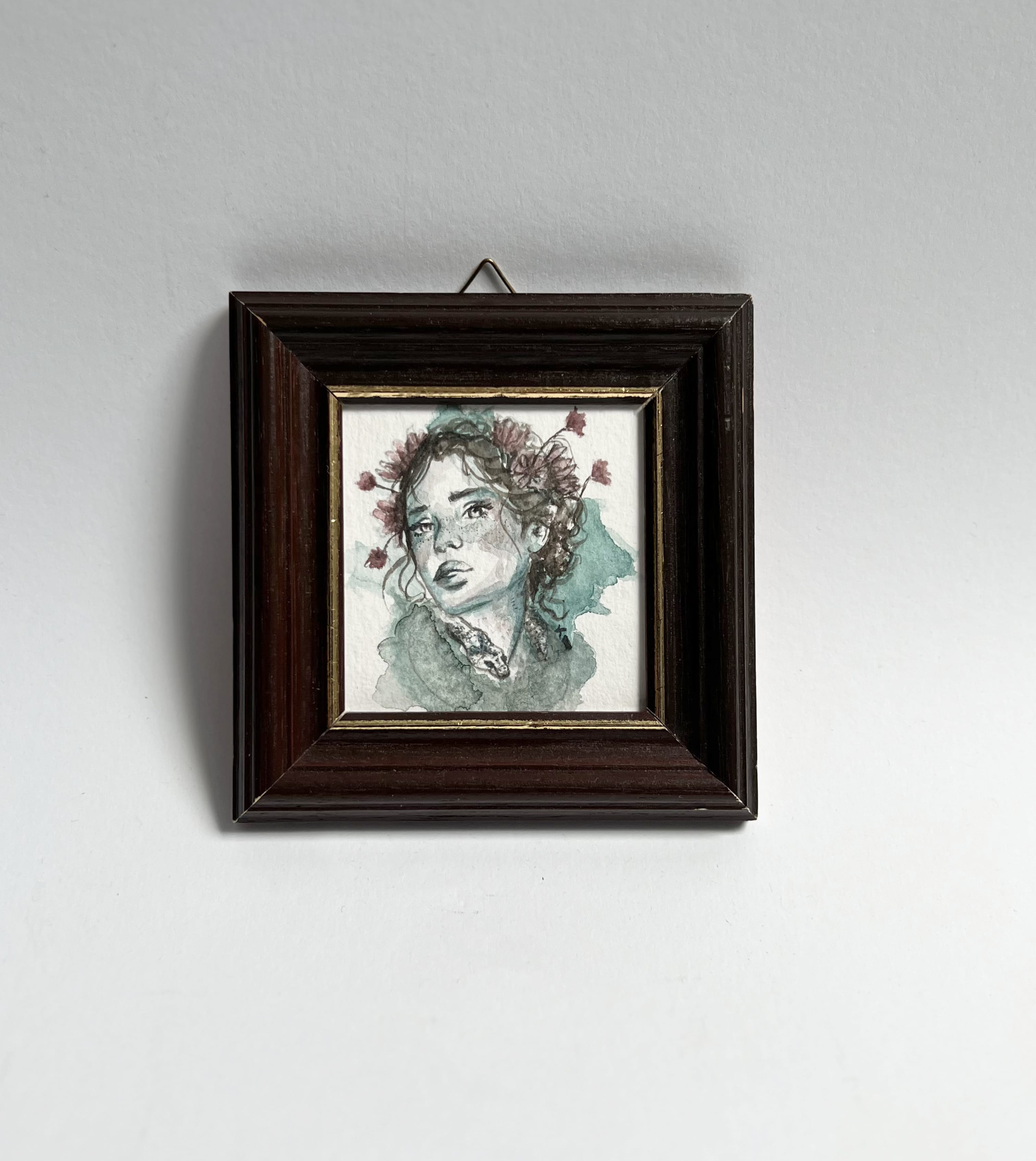 Black Raspberry Aquarellgemälde Soft Relic (Mini)